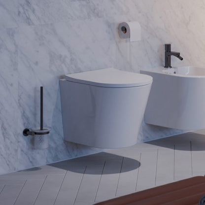 WC четка Omnires Modern Project антрацит и матирано стъкло