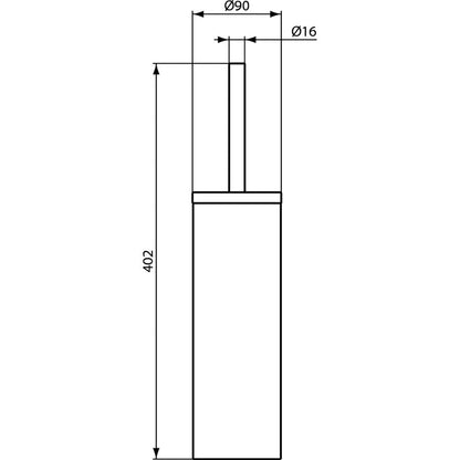 Ideal Standard IOM Chrome Floor Toilet Brush