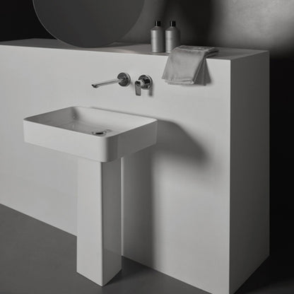 Пиедестал за правоъгълен мивка Ideal Standard Atelier Conca бял мат