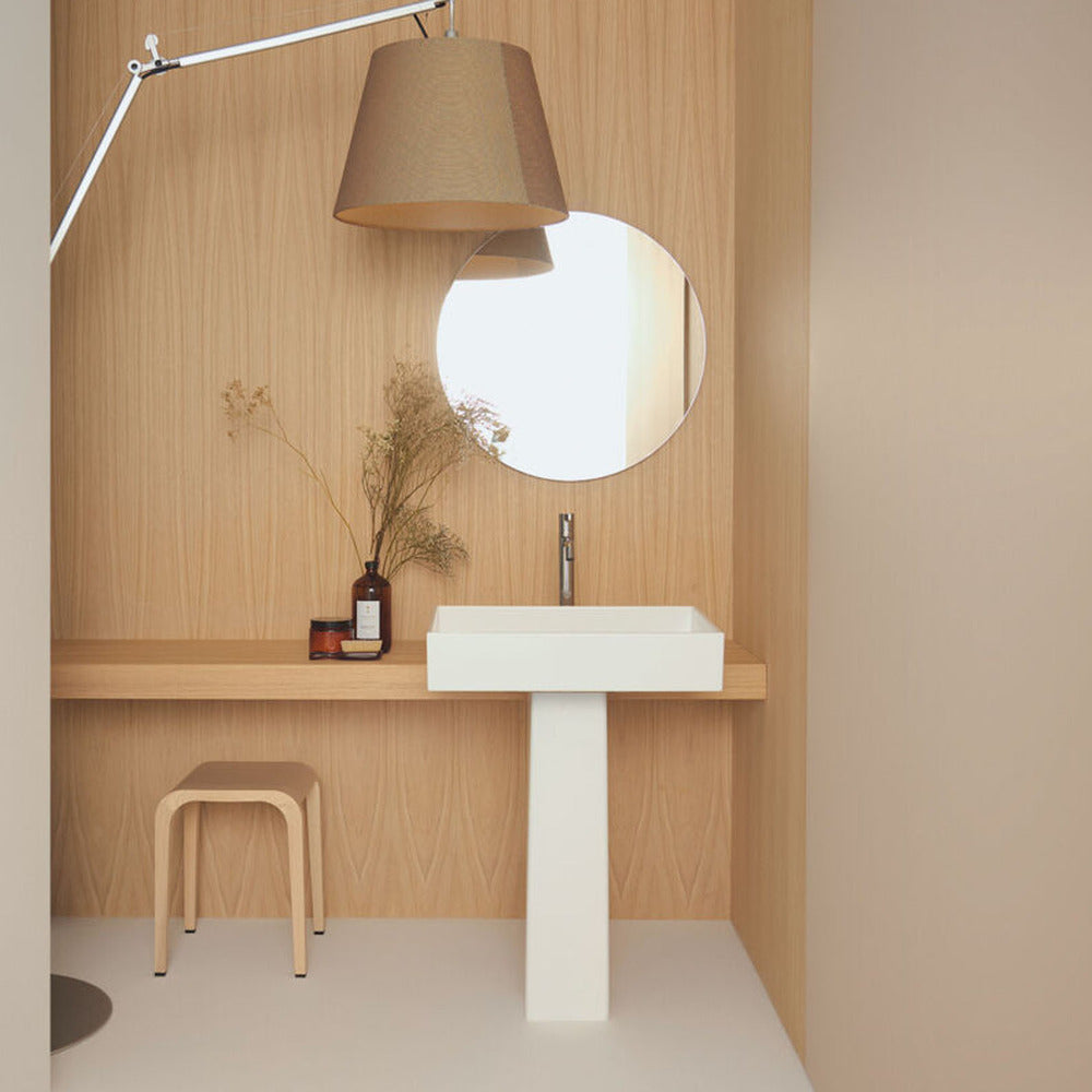 Пиедестал за правоъгълен мивка Ideal Standard Atelier Conca бял мат