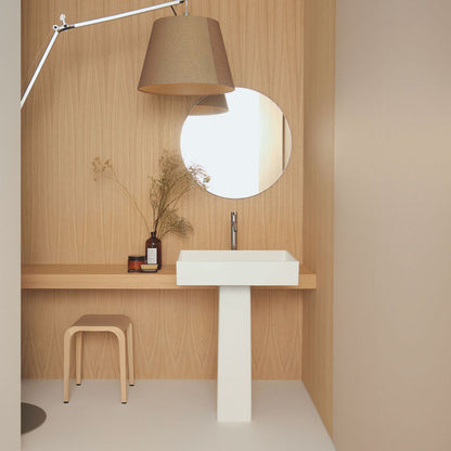 Пиедестал за правоъгълен мивка Ideal Standard Atelier Conca бял мат