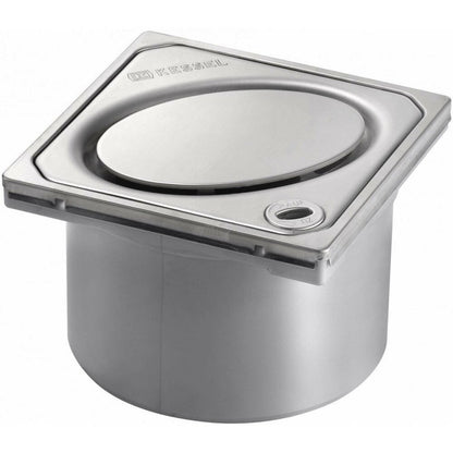 Kessel Oval System 100 Top Piece and Lid in Stainless Steel
