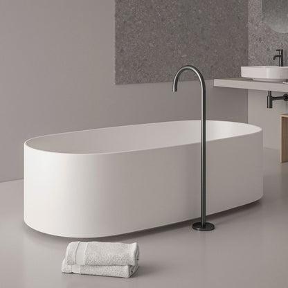 Freestanding bathtub faucet Ideal Standard Atelier Joy Magnetic Grey with built-in body