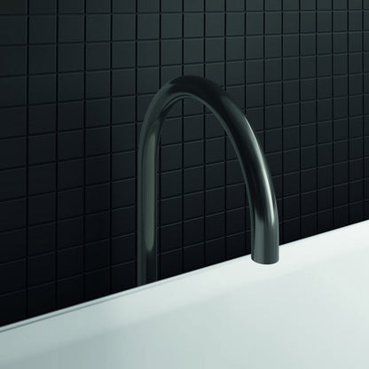 Freestanding bathtub faucet Ideal Standard Atelier Joy Magnetic Grey with built-in body