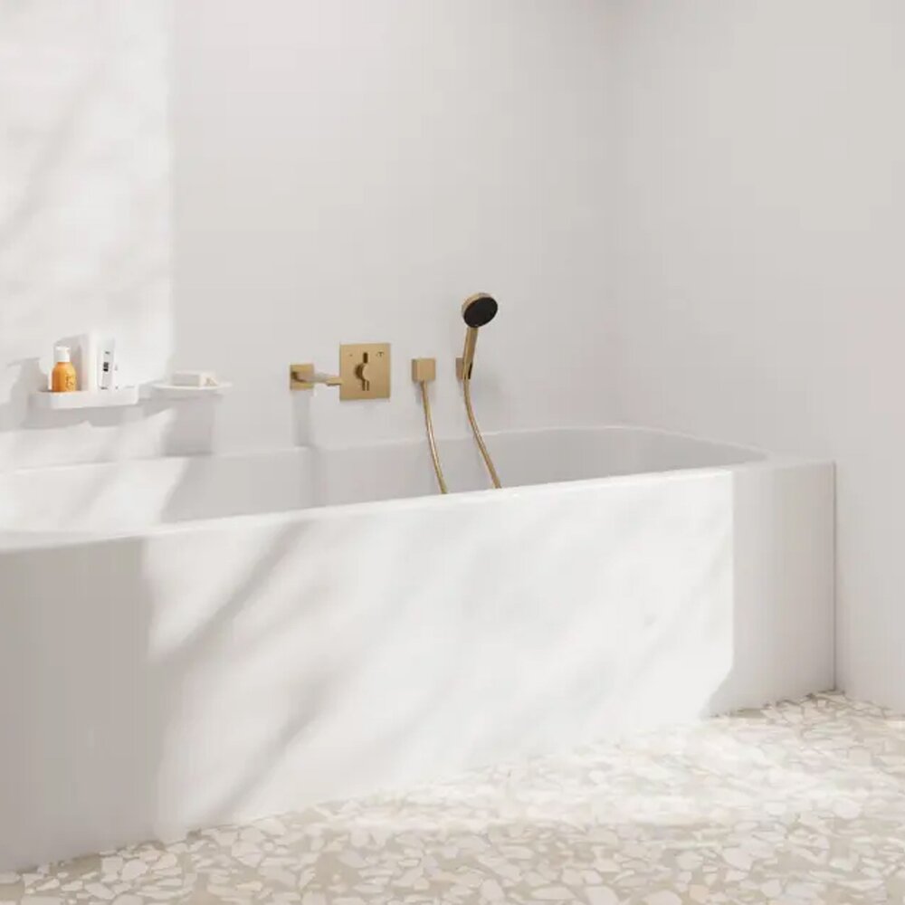 Смесител за вана Hansgrohe Tecturis E 21 cm бронз