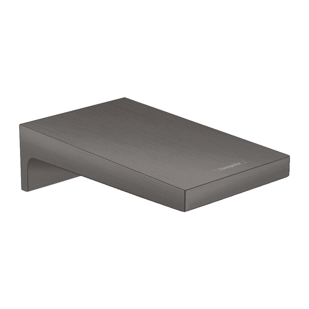 Hansgrohe Metropol Black - Brushed Chrome 185 mm Bathtub Spout