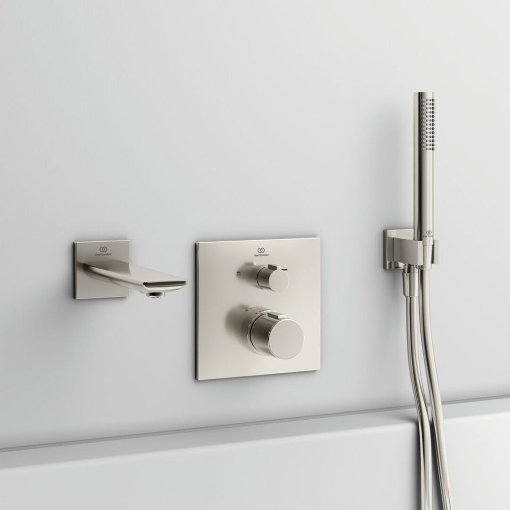 Пипа за вана Ideal Standard Atelier Conca сребрист Silver Storm 18 см