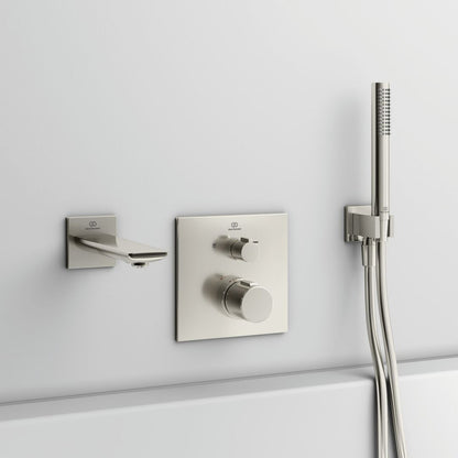 Пипа за вана Ideal Standard Atelier Conca сребрист Silver Storm 18 см