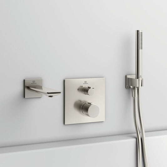 Пипа за вана Ideal Standard Atelier Conca сребрист Silver Storm 18 см