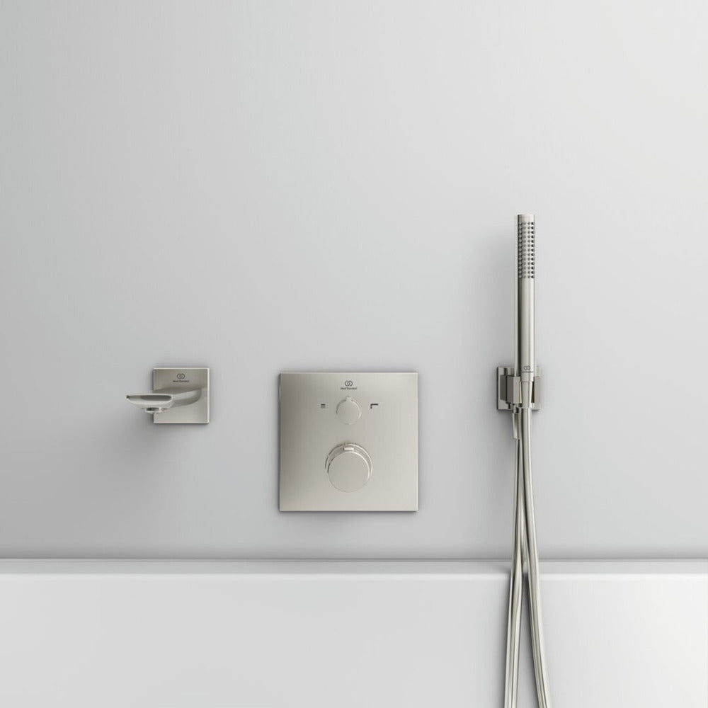 Пипа за вана Ideal Standard Atelier Conca сребрист Silver Storm 18 см