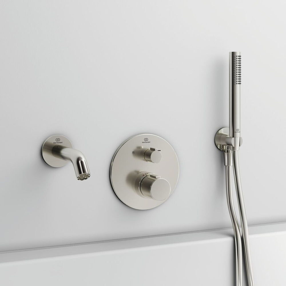 Bathtub faucet Ideal Standard Atelier Joy silver Silver Storm 16 cm