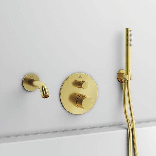 Bathtub faucet Ideal Standard Atelier Joy brushed gold 16 cm