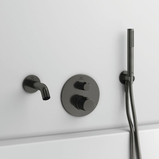 Bathtub faucet Ideal Standard Atelier Joy Magnetic Grey 16 cm