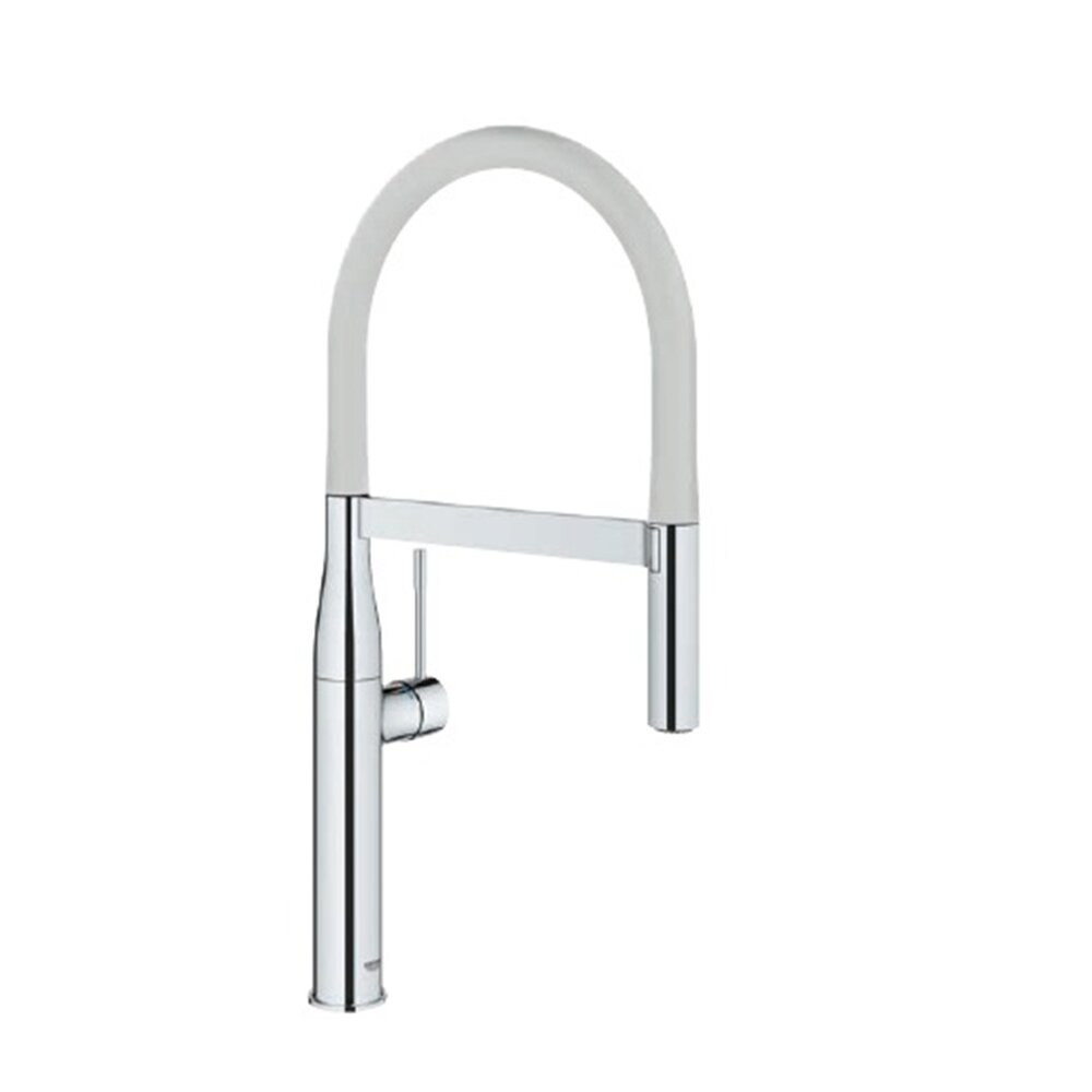 Пипа за батерия кухня Grohe Essence GrohFlexx бял мат