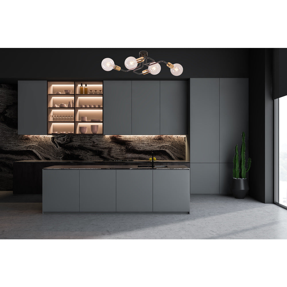 Emibig Veken 4 Ceiling Light Silver