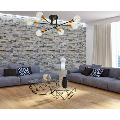 Emibig Veken 6B Ceiling Light Silver