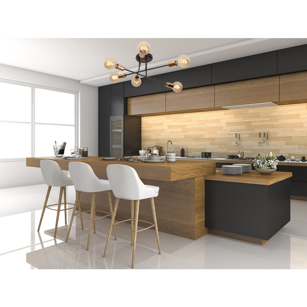 Emibig Veken 6B Ceiling Light Silver