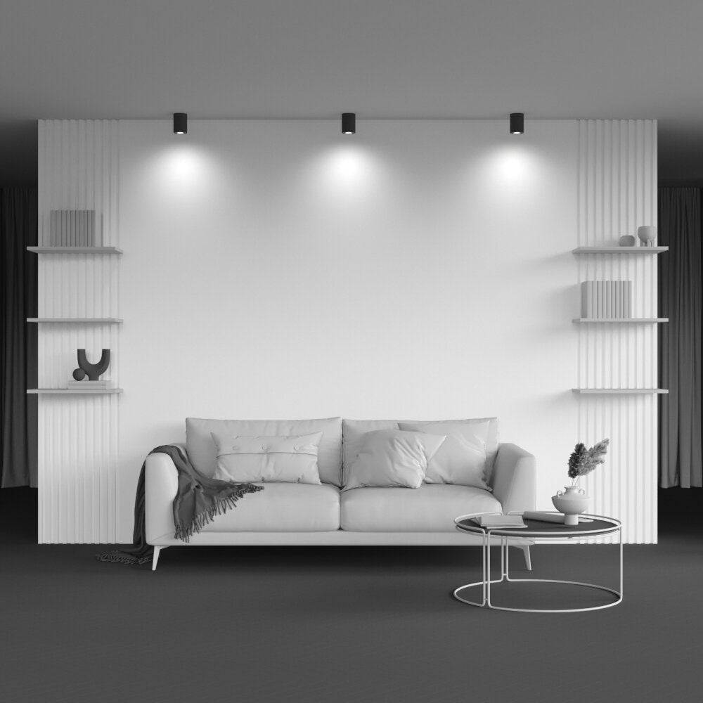 Maytoni Atom Black 1 Bulb Ceiling Lamp
