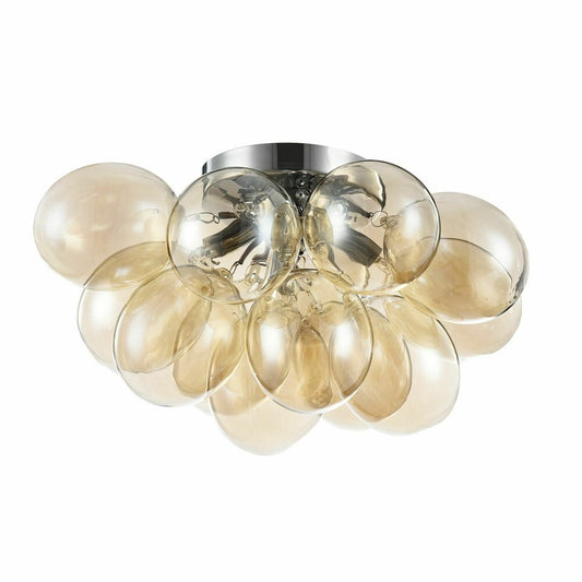 Maytoni Balbo Nickel/Brown Ceiling Light 4 Bulbs