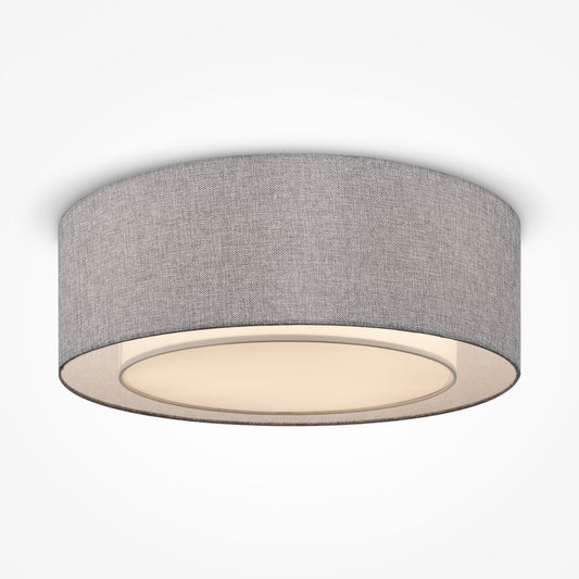 Maytoni Bergamo Ceiling Light Chrome/Grey 3 Bulbs