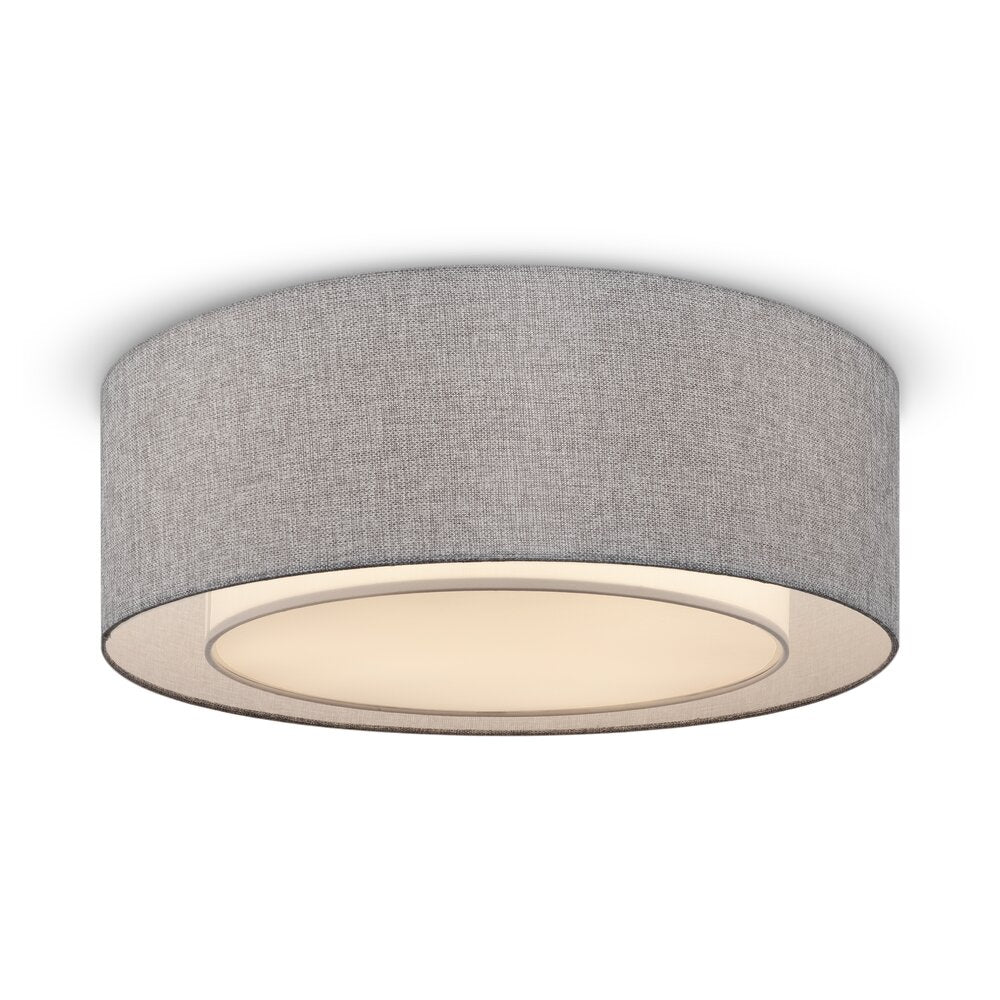 Maytoni Bergamo Ceiling Light Chrome/Grey 3 Bulbs
