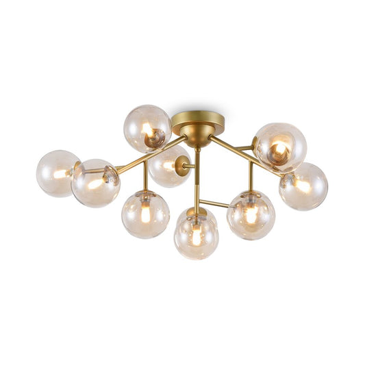 Maytoni Dallas Ceiling Light Gold/Yellow 12 Bulbs