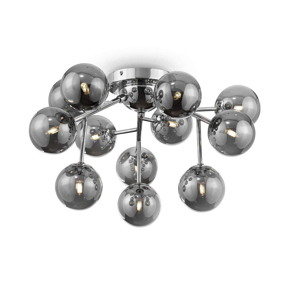 Плафонера Maytoni Dallas хром/сив 12 крушки