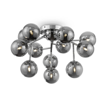 Плафонера Maytoni Dallas хром/сив 12 крушки