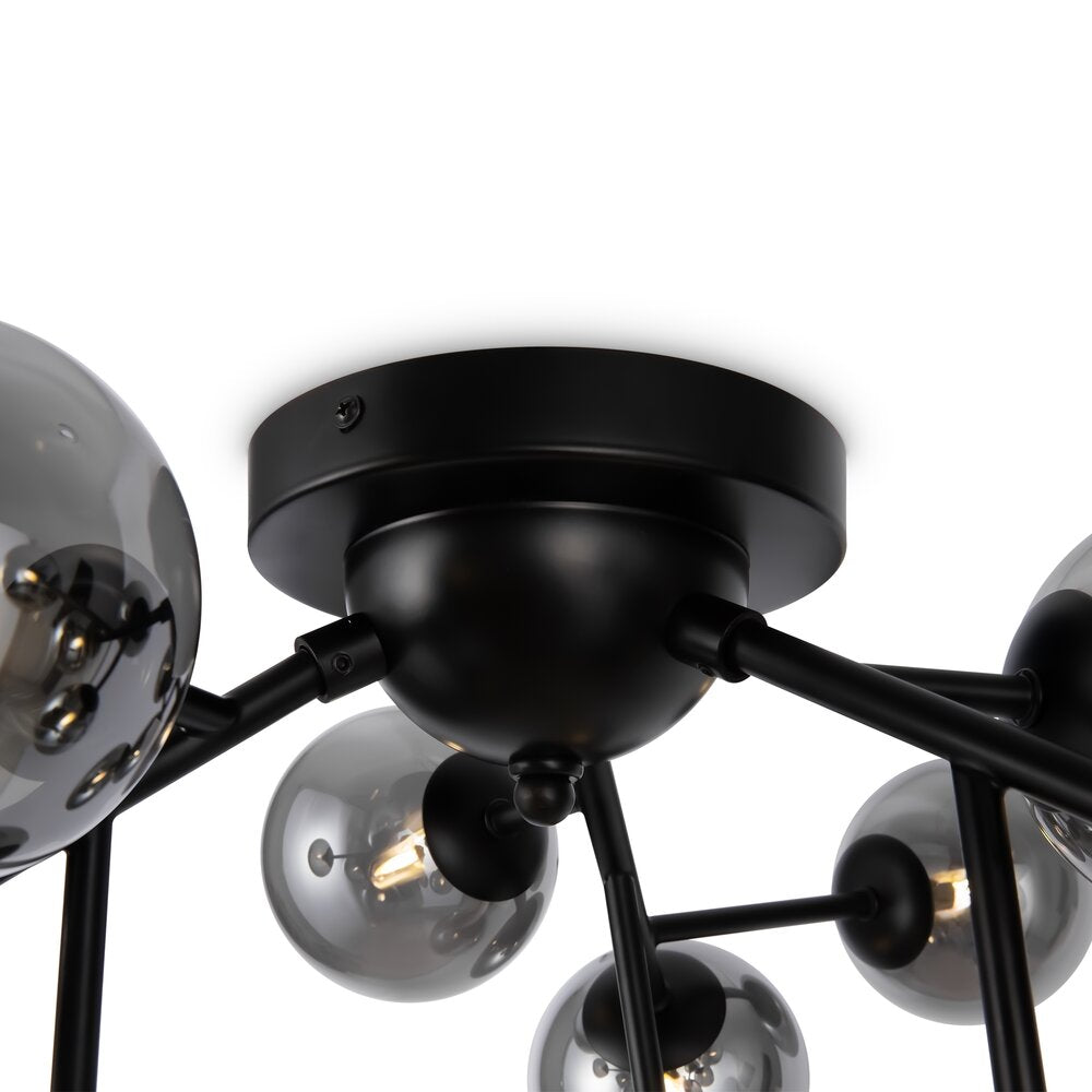 Maytoni Dallas Black/Black 12 Bulbs Ceiling Light