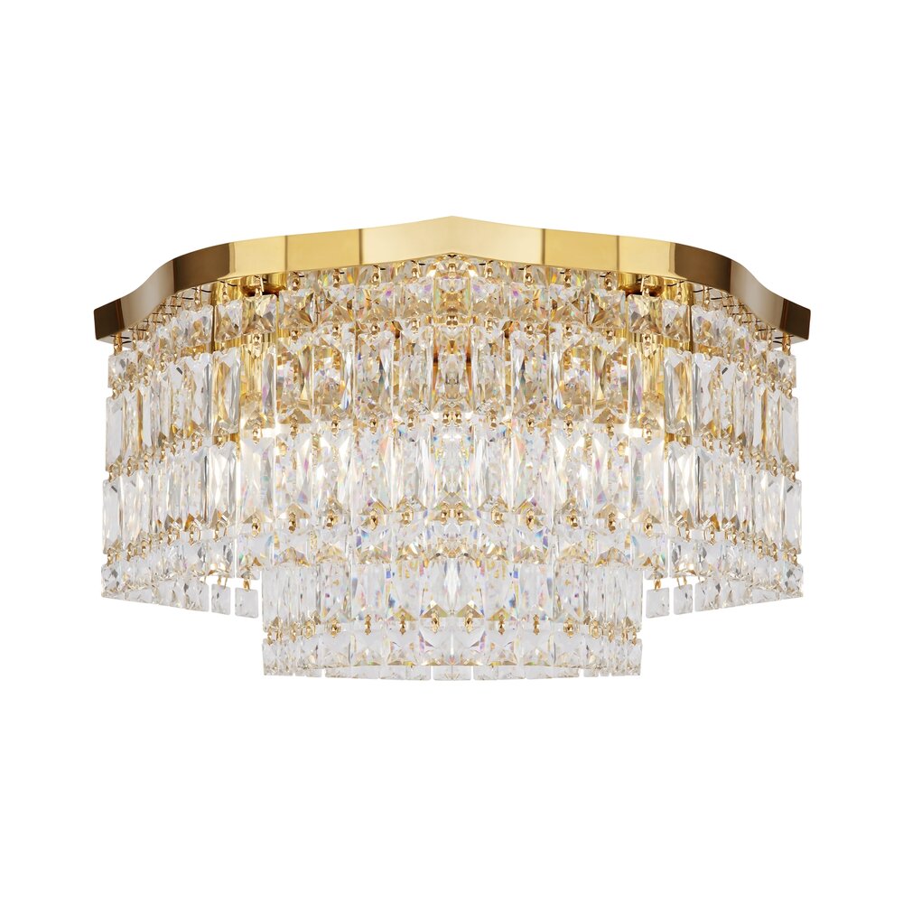 Maytoni Dune Gold Ceiling Light 6 Bulbs