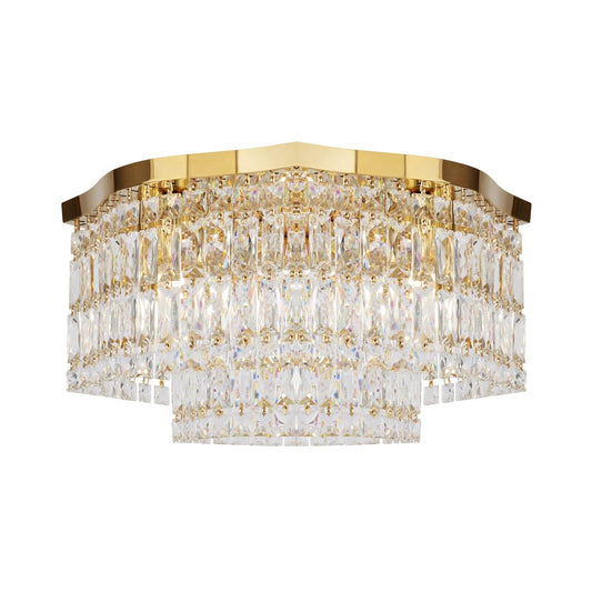 Maytoni Dune Gold Ceiling Light 6 Bulbs