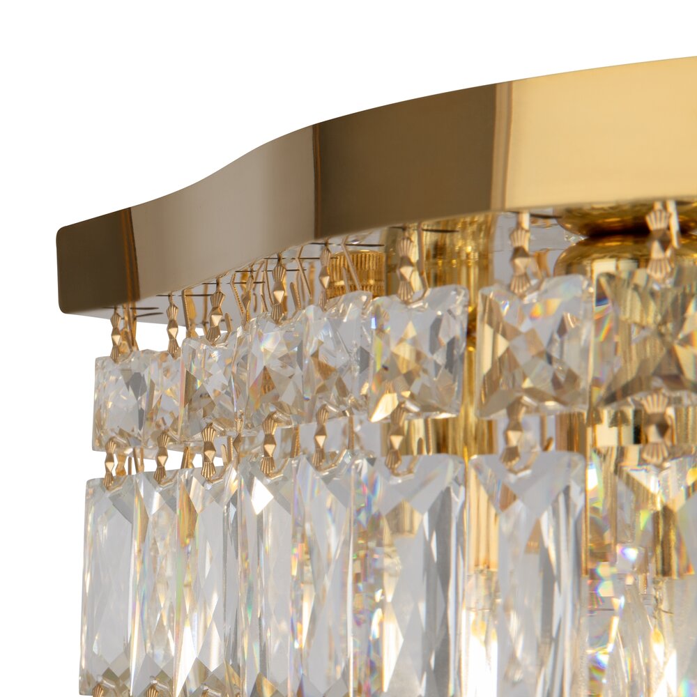 Maytoni Dune Gold Ceiling Light 6 Bulbs