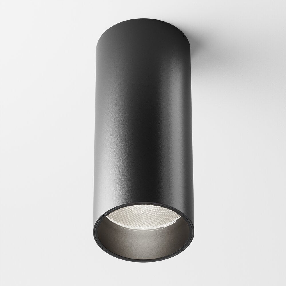 Maytoni FOCUS LED Black Ceiling Light 14.5 x 6 cm