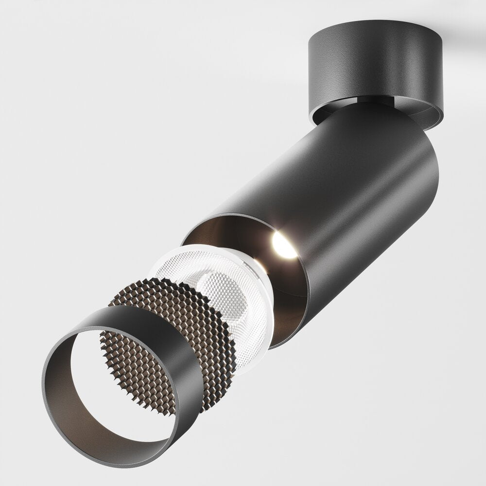 Плафониера Maytoni FOCUS LED черна 5 x 17 см