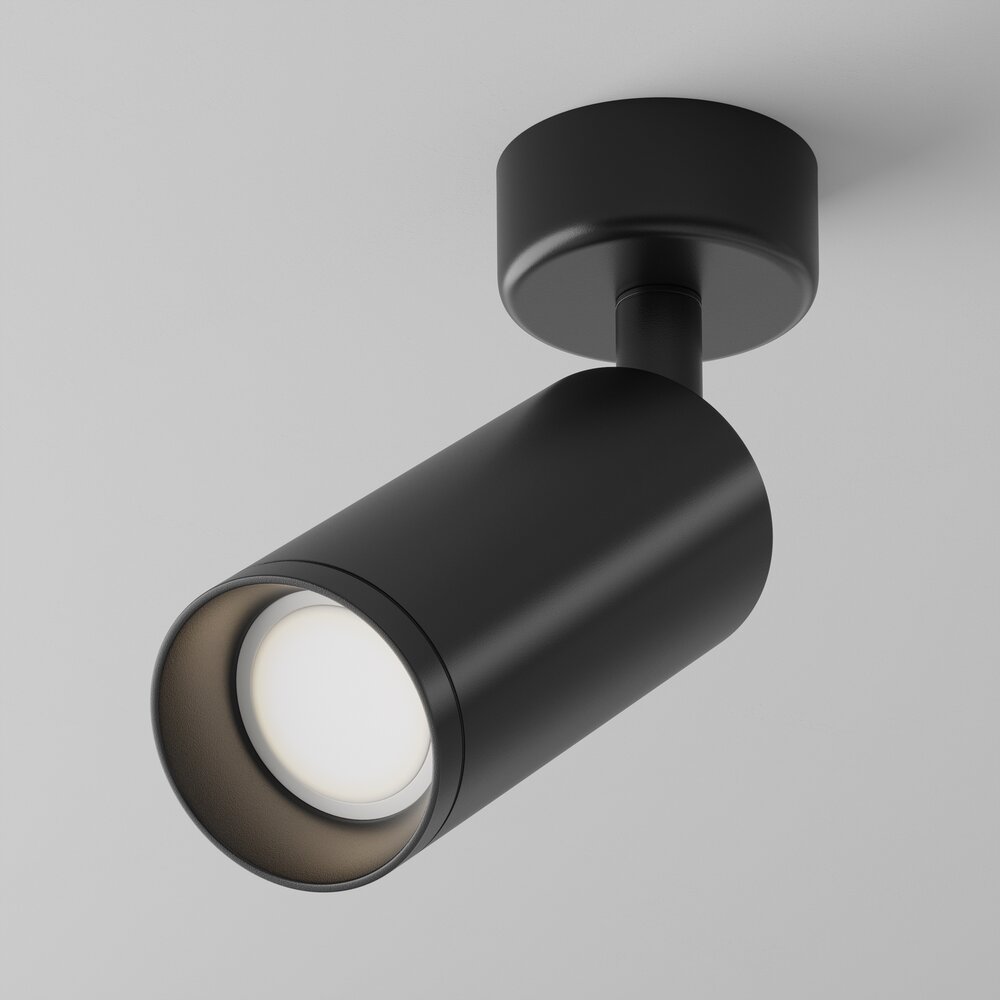 Maytoni Focus Black/Black Ceiling Light 1 Bulb C017CW01B