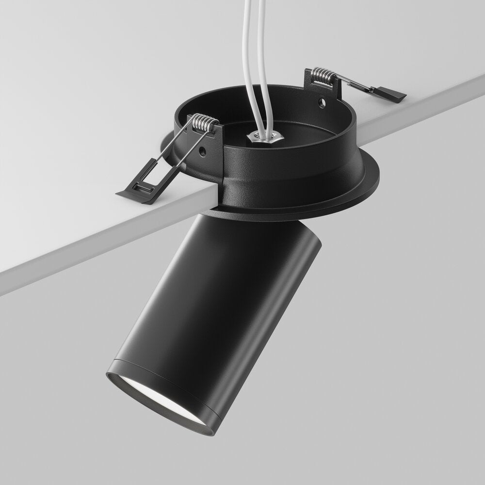 Maytoni FOCUS S Black Ceiling Light 1 Bulb C048CLU1B
