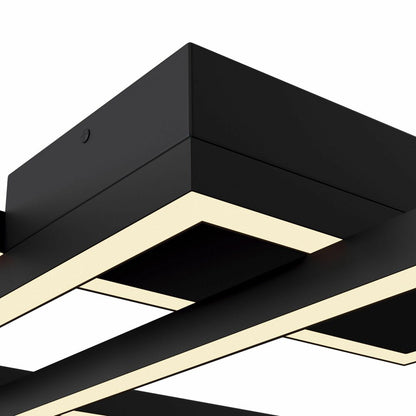 Maytoni Line Black LED Ceiling Light x 3