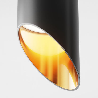 Maytoni Lipari Black Ceiling Light 1 Bulb 6.5 x 16 cm