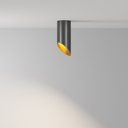 Maytoni Lipari Black Ceiling Light 1 Bulb 6.5 x 16 cm