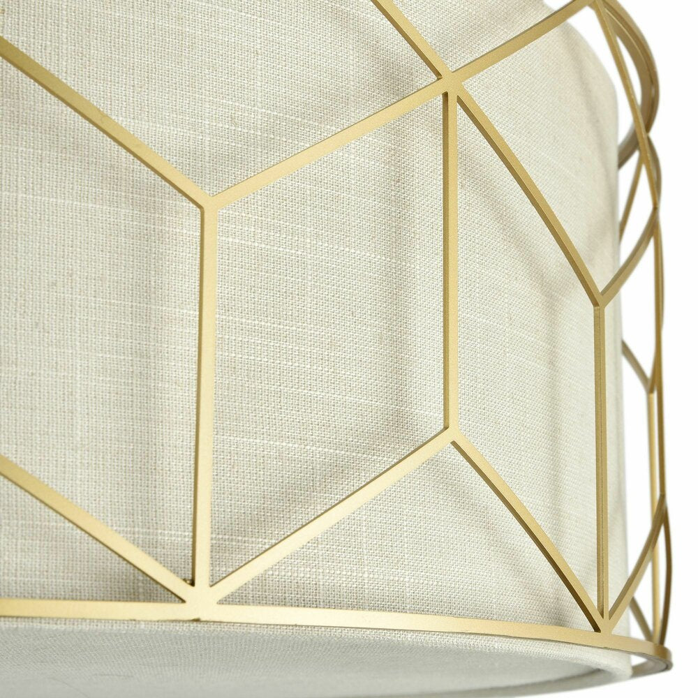 Maytoni Messina Ceiling Lamp Gold/Fabric 5 Bulbs