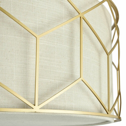 Maytoni Messina Ceiling Lamp Gold/Fabric 5 Bulbs