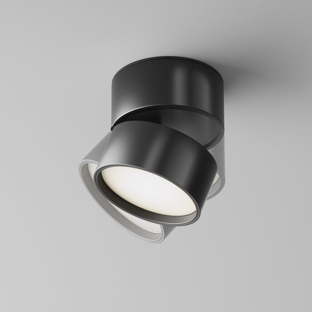 Maytoni Onda Black Ceiling Light 9.5 x 9 cm