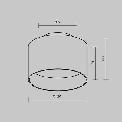 Maytoni Planet Black Ceiling Light C009CWL16B4K