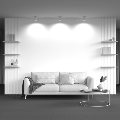 Maytoni Slim White Ceiling Light 1 Bulb C012CL01W