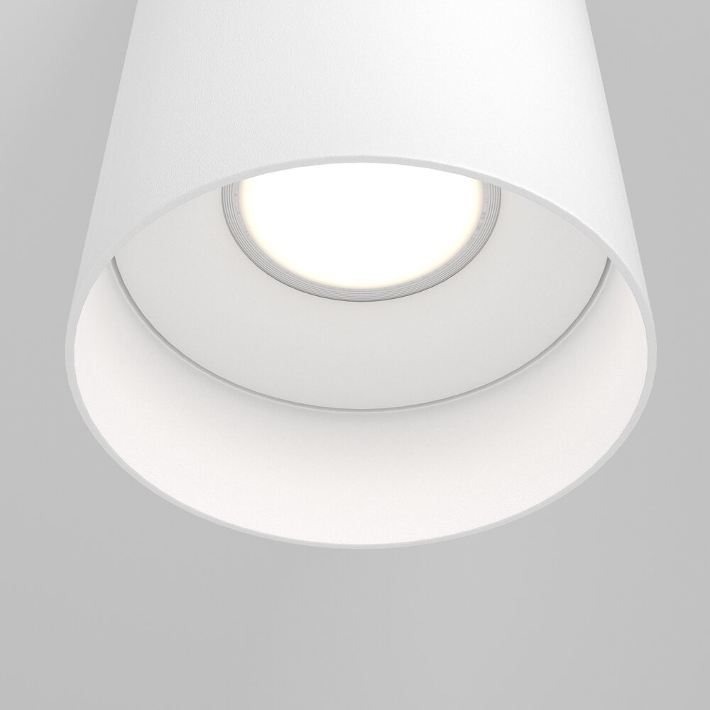 Maytoni Slim White Ceiling Light 1 Bulb C014CL01W