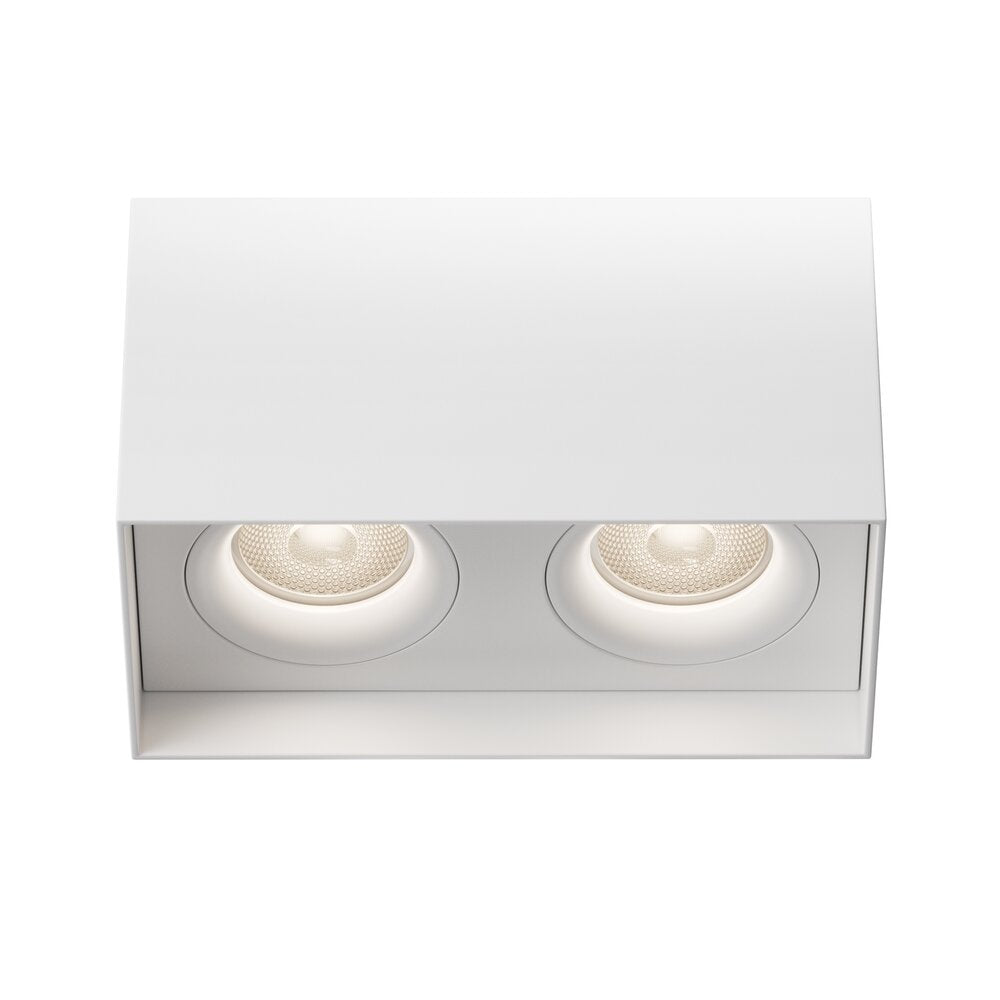 Maytoni Slim White Ceiling Light 2 Bulbs 13 x 20.5 cm