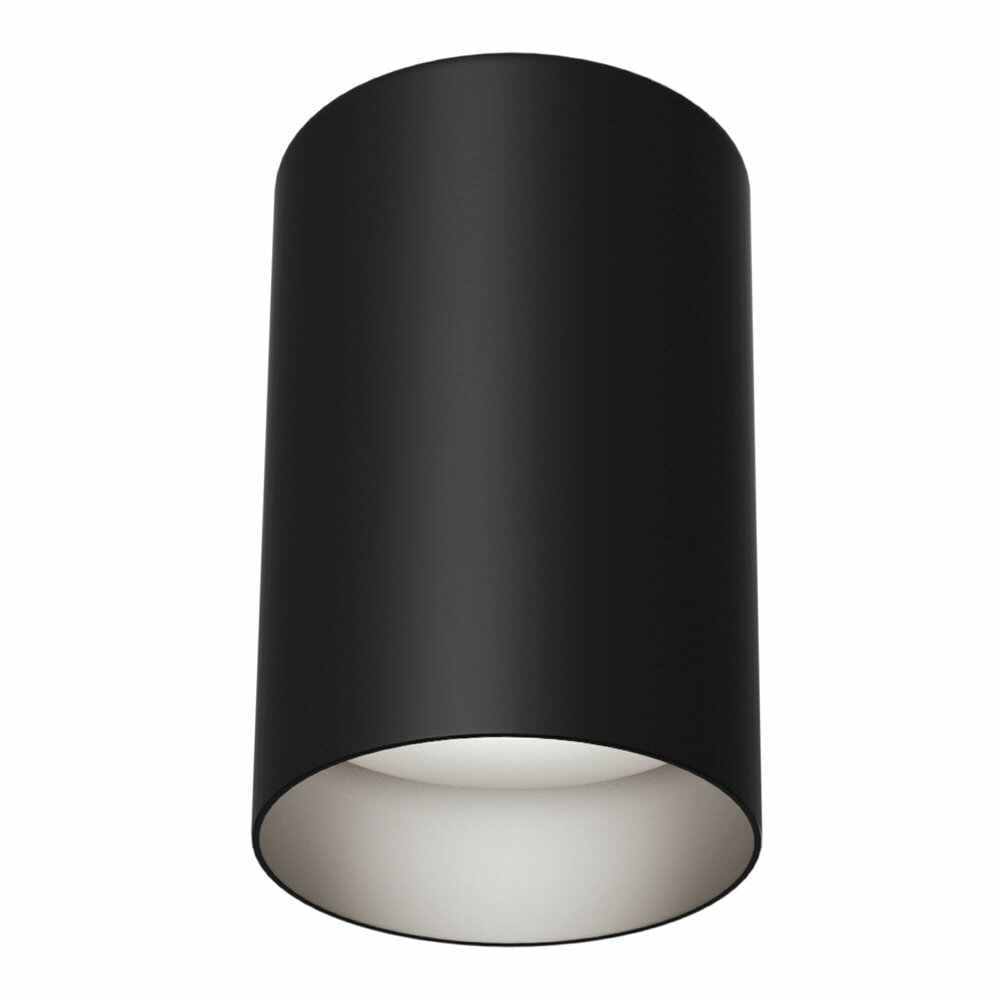 Maytoni Slim Black Ceiling Light 1 Bulb 10 x 10 cm