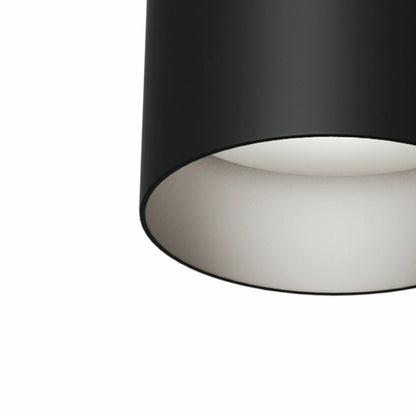 Maytoni Slim Black Ceiling Light 1 Bulb 10 x 10 cm