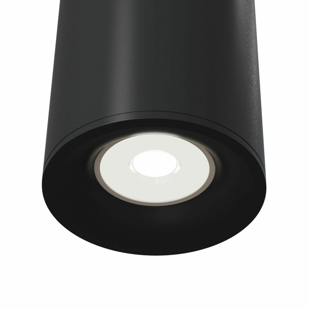 Maytoni Slim Black Ceiling Light 1 Bulb 13.5 x 10 cm
