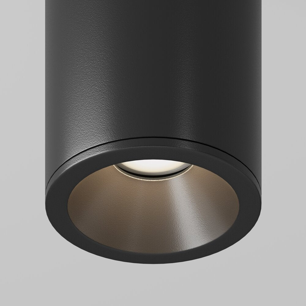 Плафонера Maytoni Zoom черна 1 крушка 12 x 7 см